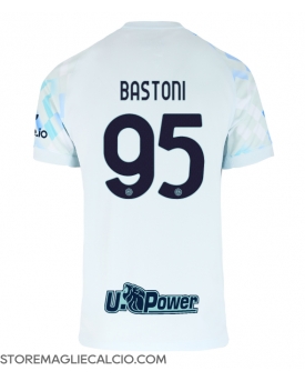 Inter Milan Alessandro Bastoni #95 Maglia Gara Trasferta Repliche 2025-26
